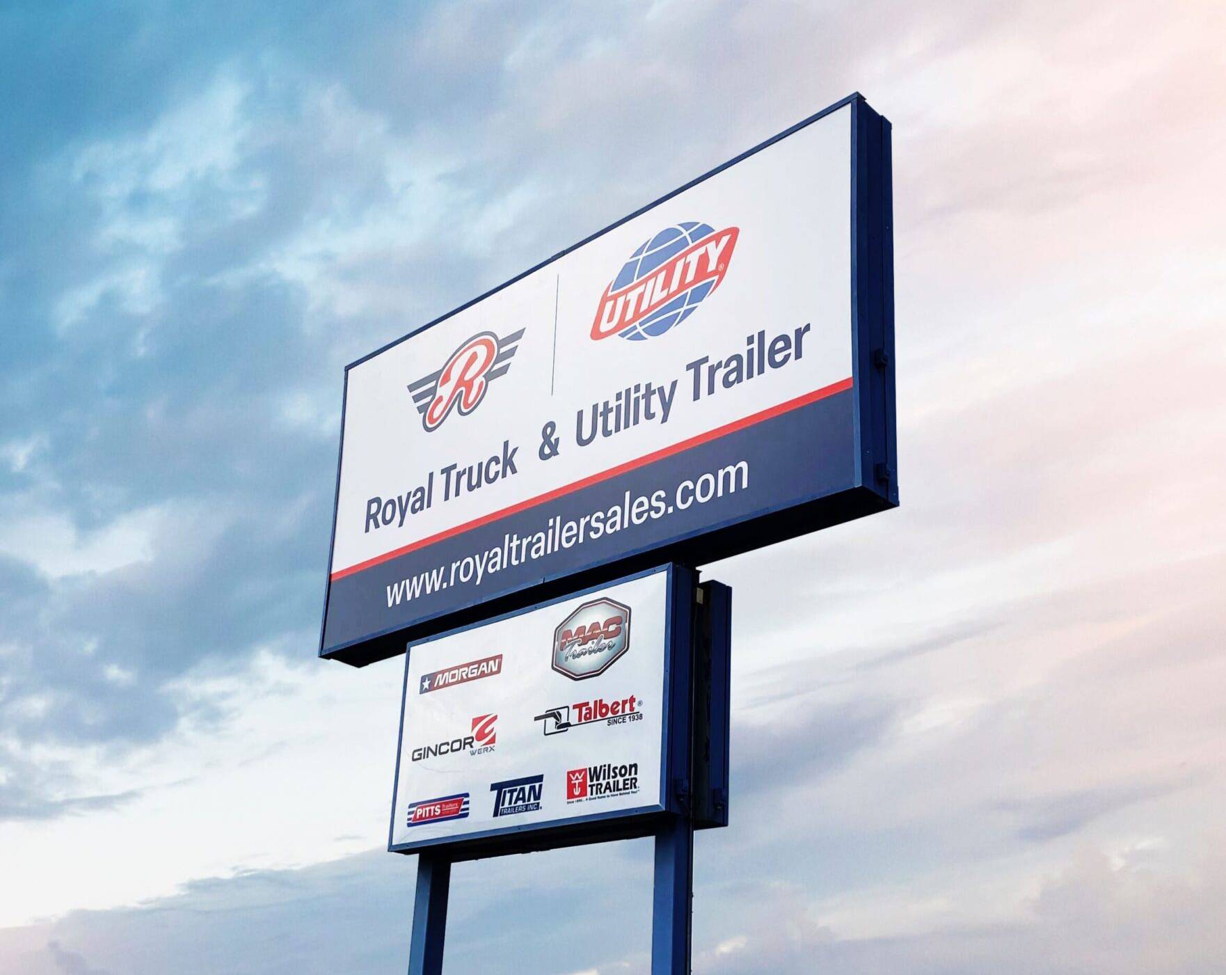 Royal Truck & Utility Trailer Sign In Dearborn, MI