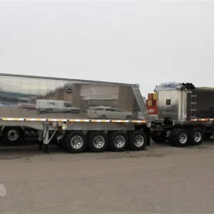 2026 MAC Aluminum Dump Super Train CUSTOM – lightweight custom-built trailer designed for bulk material and heavy-duty payload applications.