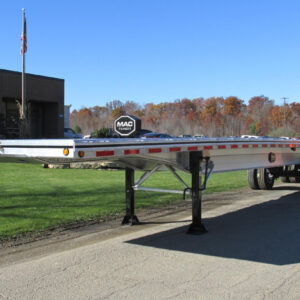 2025 MAC Flatbed 48′ STANDARD Road Warrior trailer parked outdoors