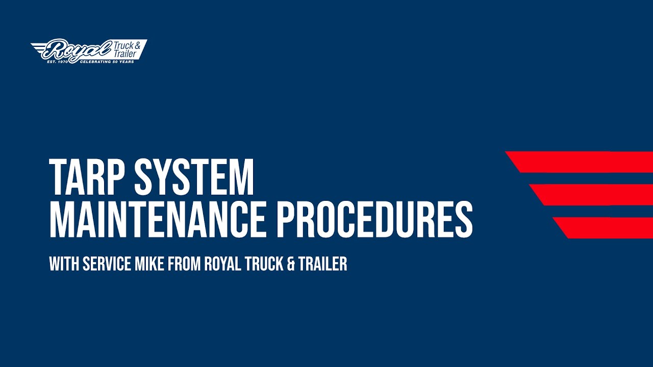 Tarp System Maintenance Procedures with Service Mike