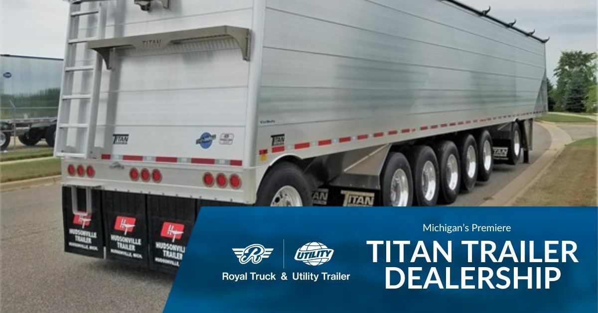 Rear View of A Titan Trailer | Michigan's Premier Titan Trailer Dealership | Royal Truck & Utility Trailer