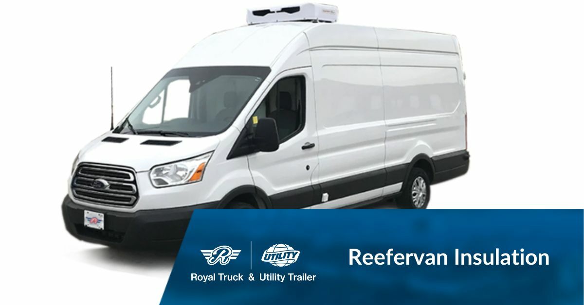 A White Ford Reefervan | Reefervan insulation Kits | Royal Truck & Utility Trailer