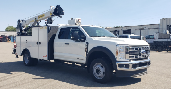 2024 F-550 Super Cab with Palfinger PAL PRO 43-11 Field Service Crane Body