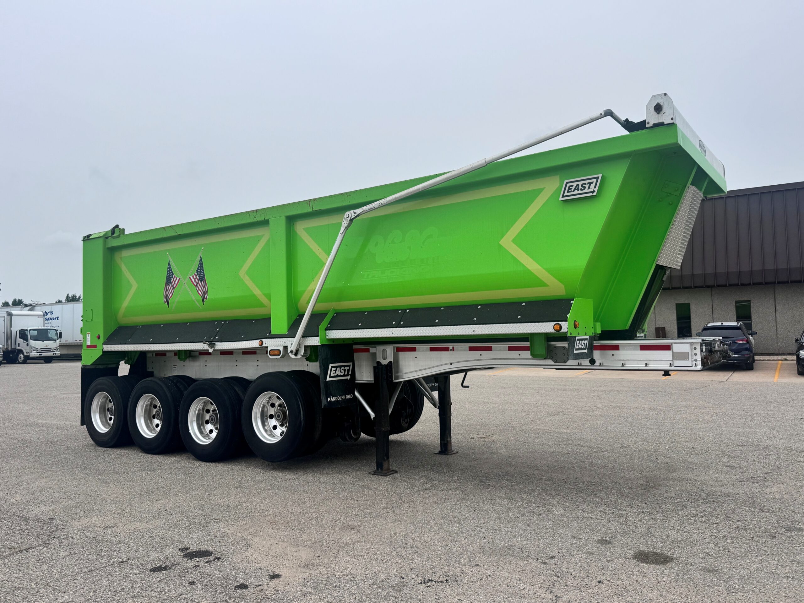 2022 East Steel Quad End Dump | 22" Radius Round | Used | 077502